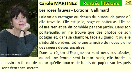 Carole MARTINEZ - F.Mantovani Gallimard